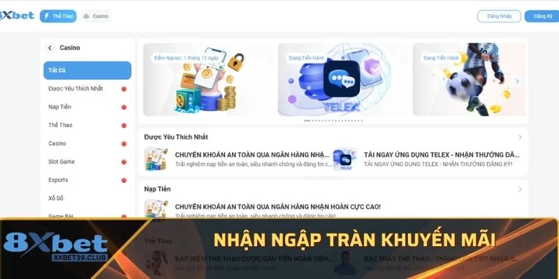 Nhận ngập tràn khuyến mãi